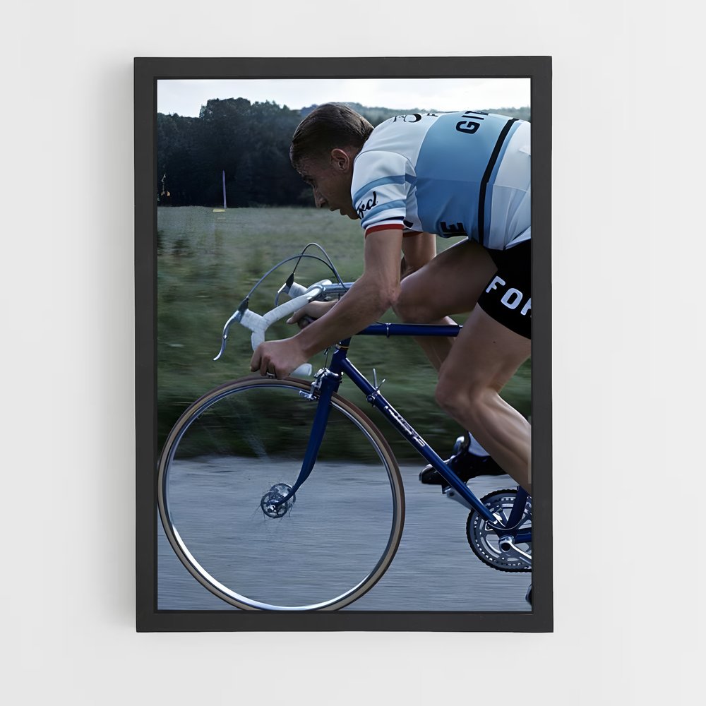 Poster L'Escapade d'Anquetil – affiche Cyclisme (vue 2)